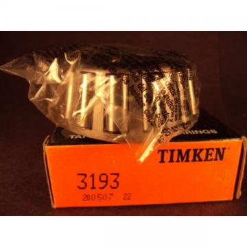  Timken 3193, Tapered Roller Bearing Cone