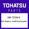 346-72704-0 Tohatsu Shaft stopper a needle bearing puller 346727040, New Genuine
